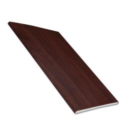 photo of rosewood upvc plain soffit board