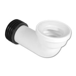 floplast white 90° pan connector