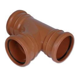 floplast underground 87.5° equal junction triple socket