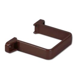 Brown Square Flush Downpipe Clip