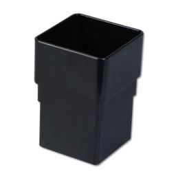 floplast black square downpipe socket