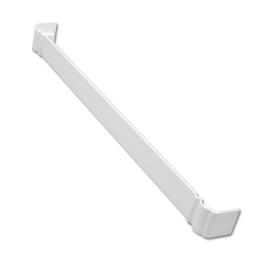 white ogee 500mm double ended fascia joint