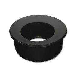 floplast black round adaptor 68mm to 110mm