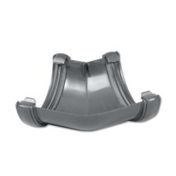 floplast grey round 135° gutter angle