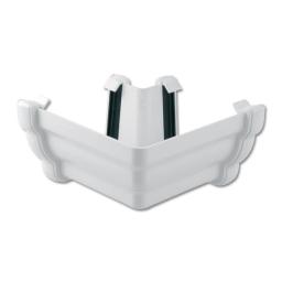 floplast white ogee gutter 90° external angle