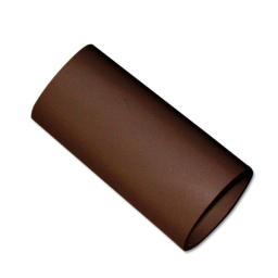 photo of floplast brown round downpipe