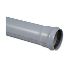 floplast grey soil pipe single socket 110mm