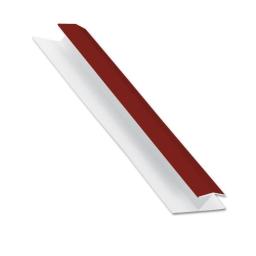 wine red upvc shiplap cladding centre joint trim 5m length