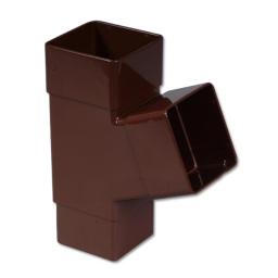 floplast brown square downpipe 112° branch