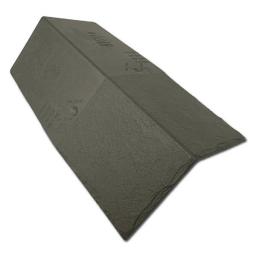 britmet liteslate ridge tile in ash