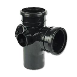 floplast black soil pipe 92.5° access branch 110mm