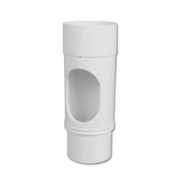 white floplast downpipe access point