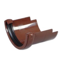 brown round to cast iron gutter adaptor