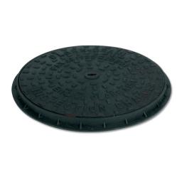 floplast cast iron effect circular drain cover and plastic frame