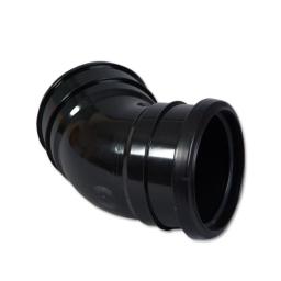 floplast black soil pipe 135° double socket bend