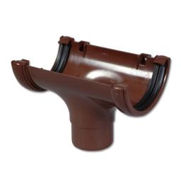 floplast brown round gutter running outlet