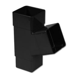 floplast black square downpipe branch 112°