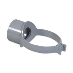 floplast grey soil pipe strap on boss connector