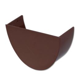 floplast brown high capacity gutter internal stop end