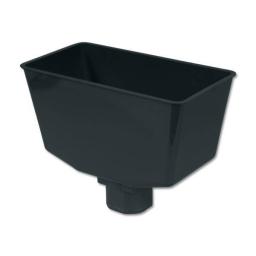 floplast anthracite grey downpipe rainwater hopper