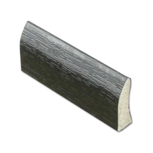 Black Ash uPVC Edge Fillet Trim - 5m