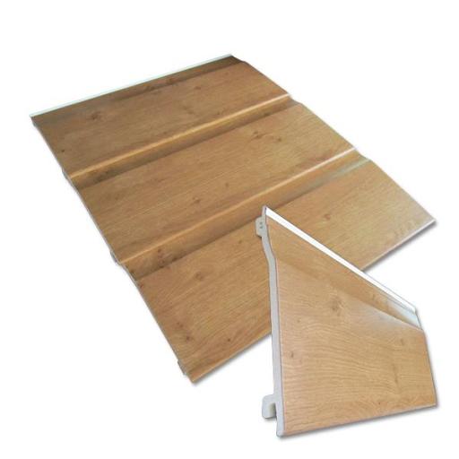 Irish Oak uPVC Shiplap Cladding -5m (150mm)