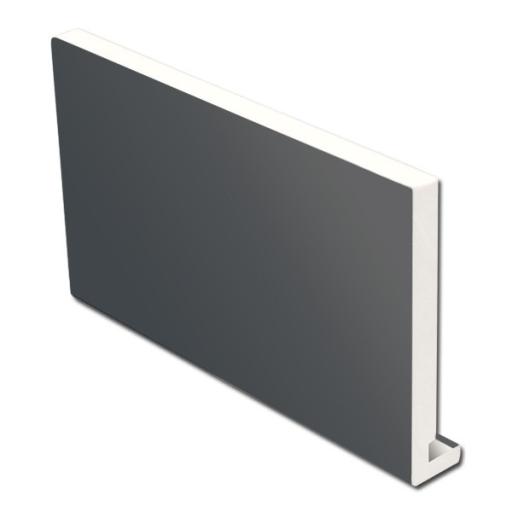 16mm Plain Grey Square Replacement Fascia -5m (Smooth) RAL 7016