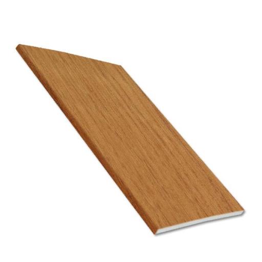 Irish Oak uPVC Plain Soffit Boards - 5m