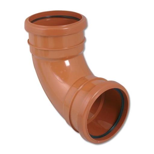 FloPlast Underground 87° Double Socket Bend