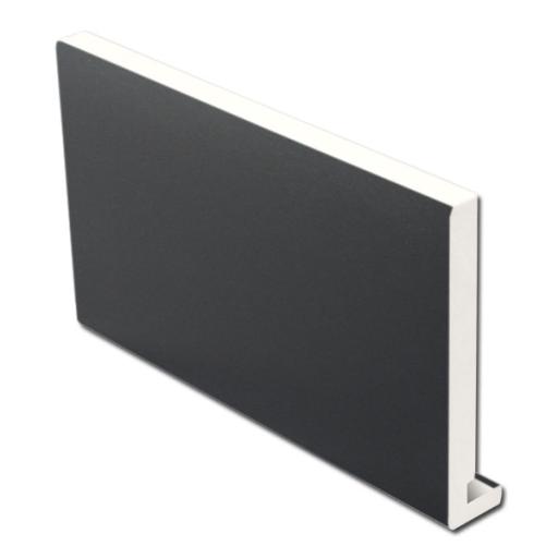 Dark Grey uPVC Replacement Smooth Fascia Boards - 5m RAL 7016