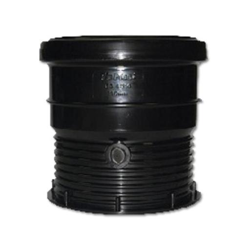 Black FloPlast Underground Drain Connector