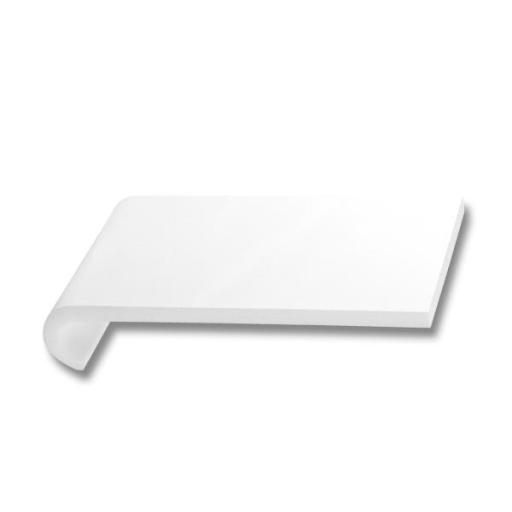 White uPVC Bullnose Internal Window Sill - 5m