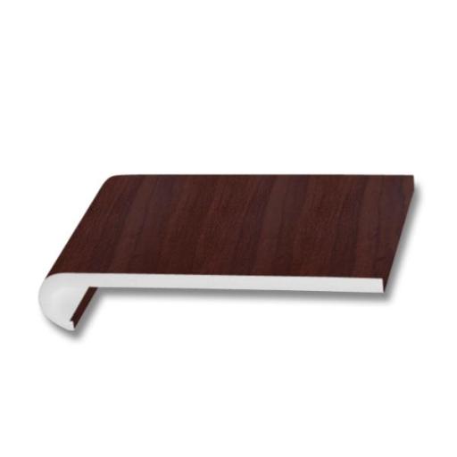 Rosewood uPVC Bullnose Internal Window Sill - 5m