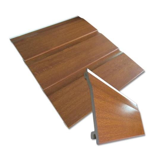 Light Oak uPVC Shiplap Cladding (150mm) - 5m