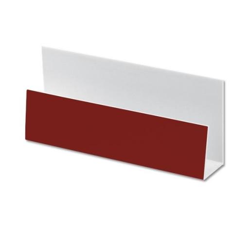 Wine Red uPVC Shiplap Cladding U Trim - 5m