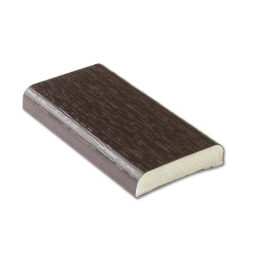 Rosewood uPVC 25mm D Section Trim - 5m