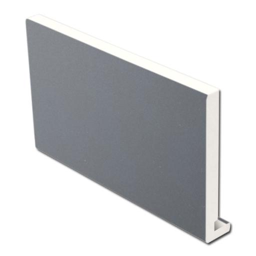 Slate Grey Smooth uPVC Square Replacement Fascia Boards - 5m RAL 7016