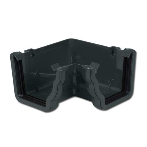 floplast anthracite grey internal 90° gutter angle