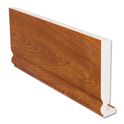 Light Oak uPVC Ogee Replacement Fascia - 5m