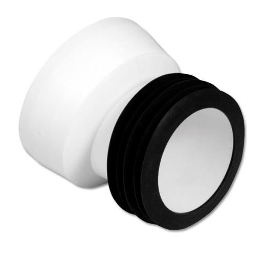 floplast white 104° connector