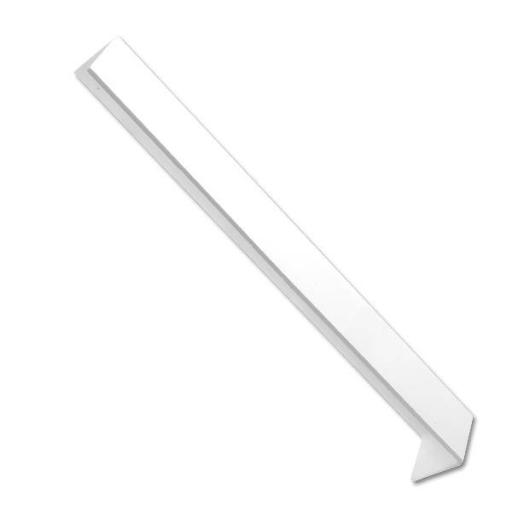 white 300mm fascia corner
