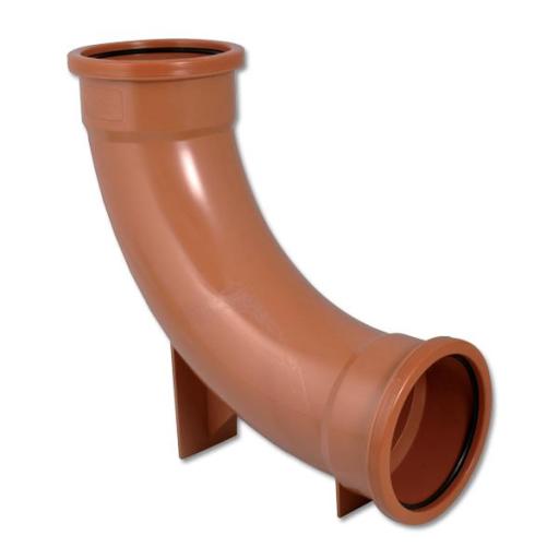 FloPlast Underground 87.5° Double Socket Rest Bend