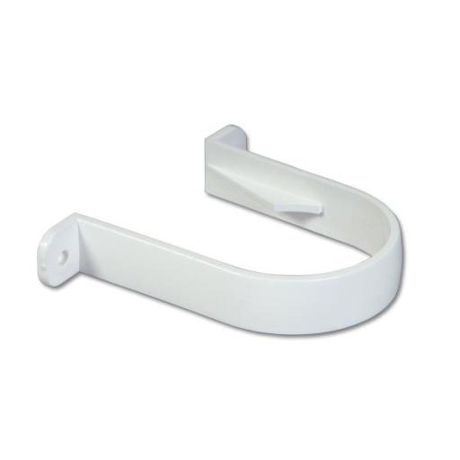 FloPlast White Round Downpipe Clip