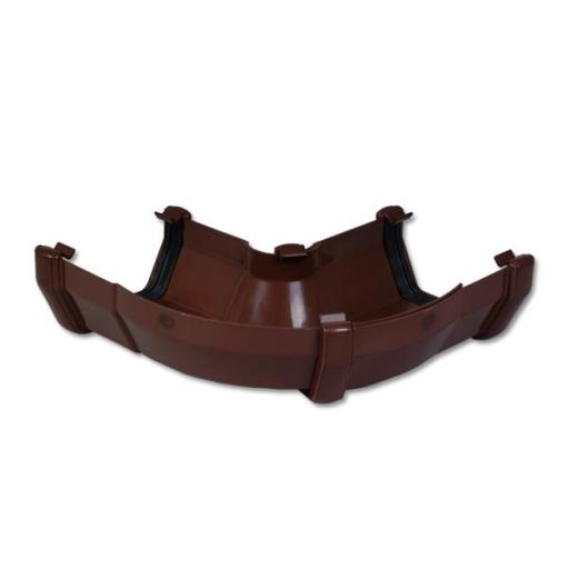 floplast brown square adjustable gutter angle 50° - 156°