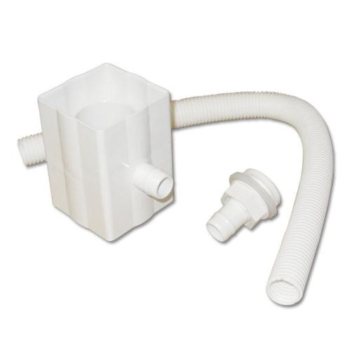 FloPlast White Downpipe Rainwater Diverter