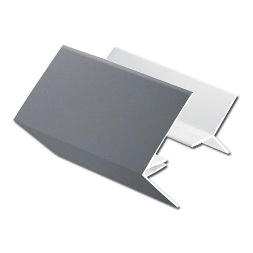 Slate Grey Smooth uPVC Shiplap Cladding 2 Part Corner Trim - 5m