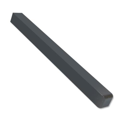 plain grey smooth 500mm double ended fascia corner