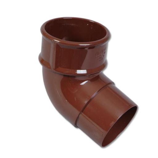 FloPlast Brown Round Downpipe Bends