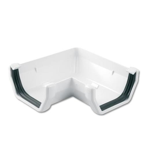 flopalst white square gutter 90° angle