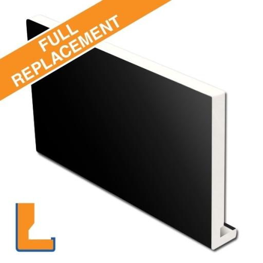 black smooth square replacement fascia board